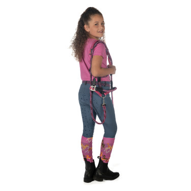 Kinder T-shirt Pony Club HKM Rosa