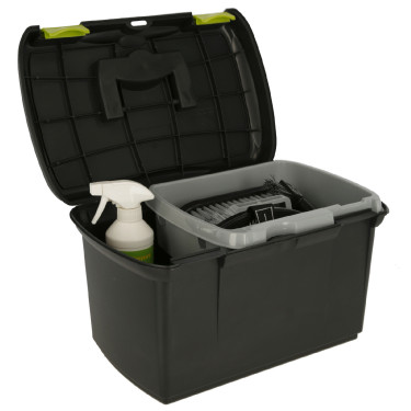 Set di Strigliatura Arrezzo Kerbl Nero