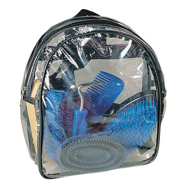 Set di toelettatura 7 pezzi in zaino Kerbl Blu Set di toelettatura 7 pezzi in zaino Kerbl Blu