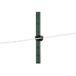 Isolatore ad anello con clip per T-Post AKO confezione da 25 Nero Isolatore ad anello con clip per T-Post AKO confezione da 25 Nero