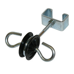 Isolatore a doppio ancoraggio per palo a T AKO, confezione da 4 Nero Isolatore a doppio ancoraggio per palo a T AKO, confezione da 4 Nero
