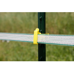 Isolatore per nastro T-Post AKO confezione da 25 Giallo Isolatore per nastro T-Post AKO confezione da 25 Giallo