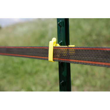 Isolatore per nastro T-Post AKO confezione da 25 Giallo Isolatore per nastro T-Post AKO confezione da 25 Giallo