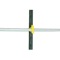Isolatore per nastro T-Post AKO confezione da 25 Giallo Isolatore per nastro T-Post AKO confezione da 25 Giallo