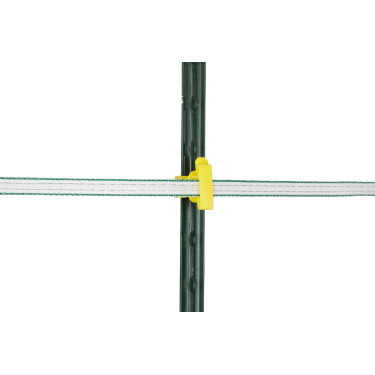 Isolatore per nastro T-Post AKO confezione da 25 Giallo Isolatore per nastro T-Post AKO confezione da 25 Giallo