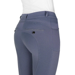Pantaloni Equithème Capucine donna Grigio verde