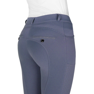 Pantaloni Equithème Capucine donna Grigio verde