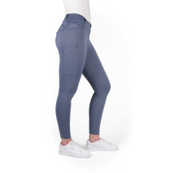 Pantaloni Equithème Capucine donna Grigio verde