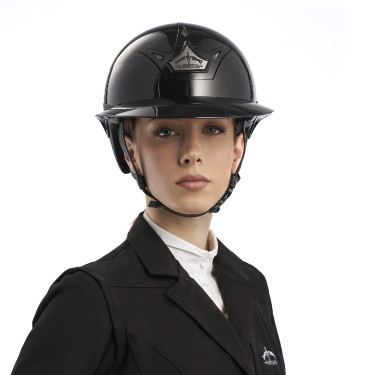 Casco Veredus Vita GST visiera standard Nero lucido