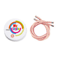 Kit di profili Casco My Style a righe Pesca Rosa