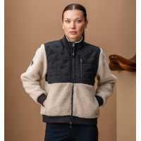 Pile Horseware AA Lorenza zip donna Sabbia / nero Giallo