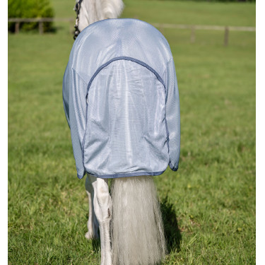 Coperta antimosche per pony Amigo® Bug Rug Plus Blu mélange / blu / argento