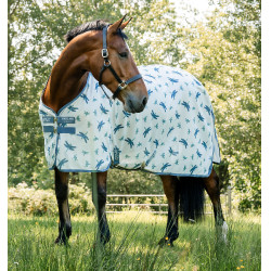 Coperta anti-insetti Horseware Amigo Bug Rug XL Plus Motivo libellula / argento / blu / salvia Motivi Coperta anti-insetti Horseware Amigo Bug Rug XL Plus Motivo libellula / argento / blu / salvia Motivi