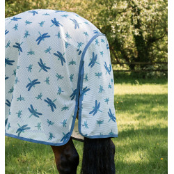 Coperta anti-insetti Horseware Amigo Bug Rug XL Plus Motivo libellula / argento / blu / salvia Motivi Coperta anti-insetti Horseware Amigo Bug Rug XL Plus Motivo libellula / argento / blu / salvia Motivi