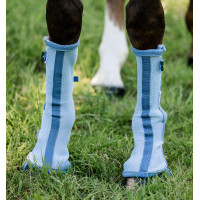 Paragambe anti-mosche Horseware confezione da 2 Blu mélange / blu / argento