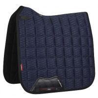 Sottosella da dressage LeMieux Carbon Mesh Square Blu navy