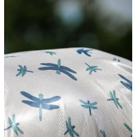 Coperta anti-mosche Horseware Amigo Integrated Motivo libellula / argento / blu / salvia Motivi
