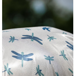Coperta anti-mosche Horseware Amigo Integrated Motivo libellula / argento / blu / salvia Motivi