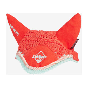 Cuffia anti-mosche per giocattolo Mini Pony LeMieux Schianto corallo Arancione Cuffia anti-mosche per giocattolo Mini Pony LeMieux Schianto corallo Arancione