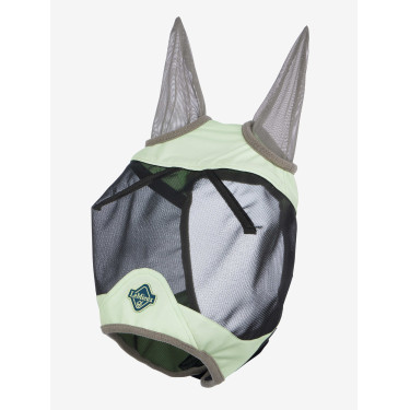 Maschera anti-mosche Visor-Tek Camo con copriorecchie Distintivo Verde Maschera anti-mosche Visor-Tek Camo con copriorecchie Distintivo Verde