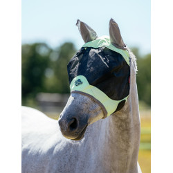 Maschera anti-mosche Visor-Tek Camo con copriorecchie Distintivo Verde Maschera anti-mosche Visor-Tek Camo con copriorecchie Distintivo Verde