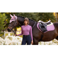 Tappetino LeMieux Merino+ Suede Close Contact Square Fondant