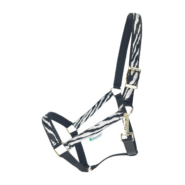 Capezza Bucas Dublin Zebra / nero Motivi