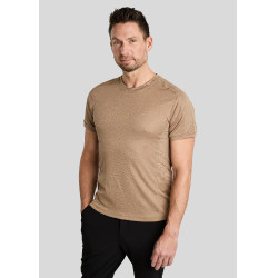 T-shirt in rete Montar MoLui uomo Latté Marrone