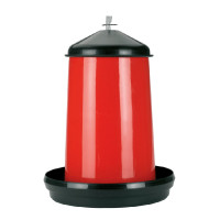 Mangiatoia con coperchio Kerbl Hobbyfarming Rosso / nero