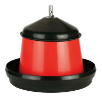 Mangiatoia con coperchio Kerbl Hobbyfarming Rosso / nero