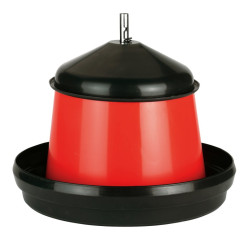 Mangiatoia con coperchio Kerbl Hobbyfarming Rosso / nero
