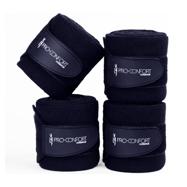 Set di 4 fasce da riposo ProConfort Pim Marina Blu marino
