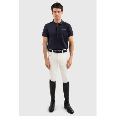 Polo Harcour Fuego a maniche corte uomo Francia Marina Blu marino Polo Harcour Fuego a maniche corte uomo Francia Marina Blu marino