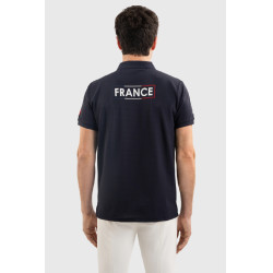 Polo Harcour Fuego a maniche corte uomo Francia Marina Blu marino Polo Harcour Fuego a maniche corte uomo Francia Marina Blu marino