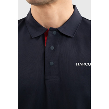 Polo Harcour Fuego a maniche corte uomo Francia Marina Blu marino Polo Harcour Fuego a maniche corte uomo Francia Marina Blu marino