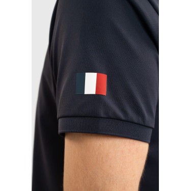 Polo Harcour Fuego a maniche corte uomo Francia Marina Blu marino Polo Harcour Fuego a maniche corte uomo Francia Marina Blu marino