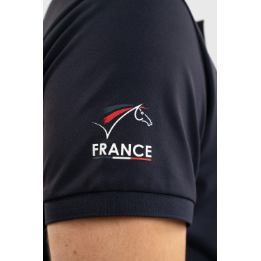 Polo Harcour Fuego a maniche corte uomo Francia Marina Blu marino Polo Harcour Fuego a maniche corte uomo Francia Marina Blu marino