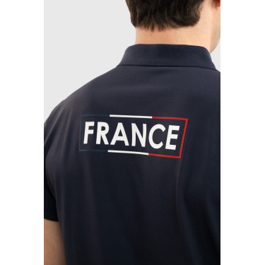 Polo Harcour Fuego a maniche corte uomo Francia Marina Blu marino Polo Harcour Fuego a maniche corte uomo Francia Marina Blu marino