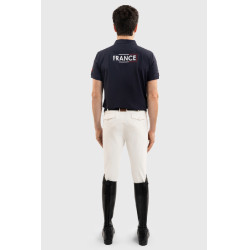 Polo Harcour Fuego a maniche corte uomo Francia Marina Blu marino Polo Harcour Fuego a maniche corte uomo Francia Marina Blu marino
