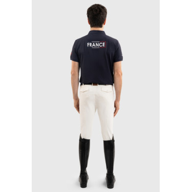 Polo Harcour Fuego a maniche corte uomo Francia Marina Blu marino Polo Harcour Fuego a maniche corte uomo Francia Marina Blu marino