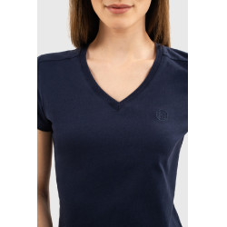 T-shirt Harcour Aquila maniche corte donna France Marina Blu marino