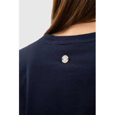 T-shirt Harcour Aquila maniche corte donna France Marina Blu marino