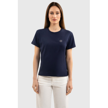 T-shirt Harcour Hydra a maniche corte donna Marina Blu marino