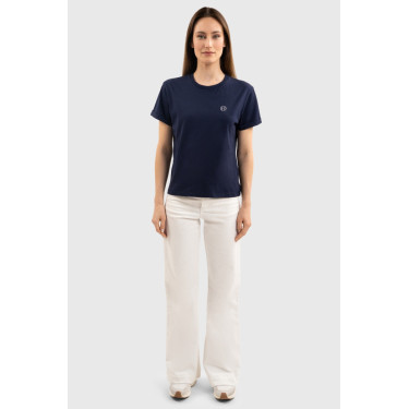 T-shirt Harcour Hydra a maniche corte donna Marina Blu marino