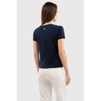 T-shirt Harcour Hydra a maniche corte donna Marina Blu marino