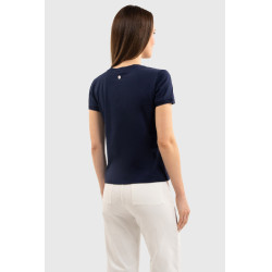 T-shirt Harcour Hydra a maniche corte donna Marina Blu marino