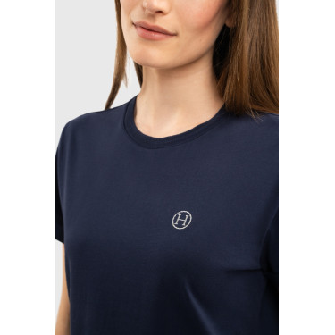 T-shirt Harcour Hydra a maniche corte donna Marina Blu marino