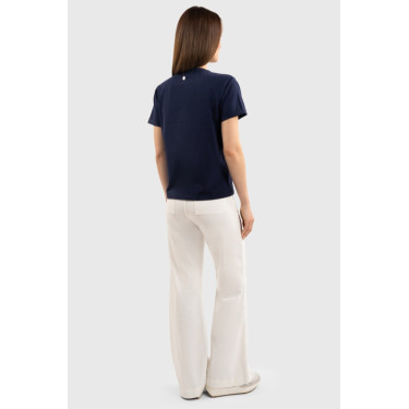 T-shirt Harcour Hydra a maniche corte donna Marina Blu marino