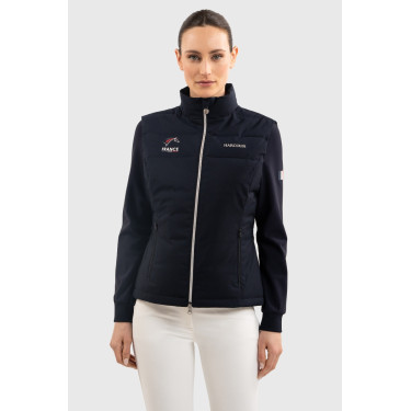 Gilet senza maniche Harcour Flicka donna Francia Marina Blu marino