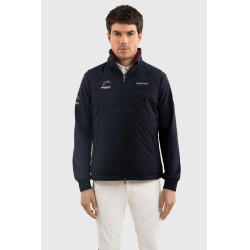 Gilet senza maniche Harcour Flicko uomo France Marina Blu marino